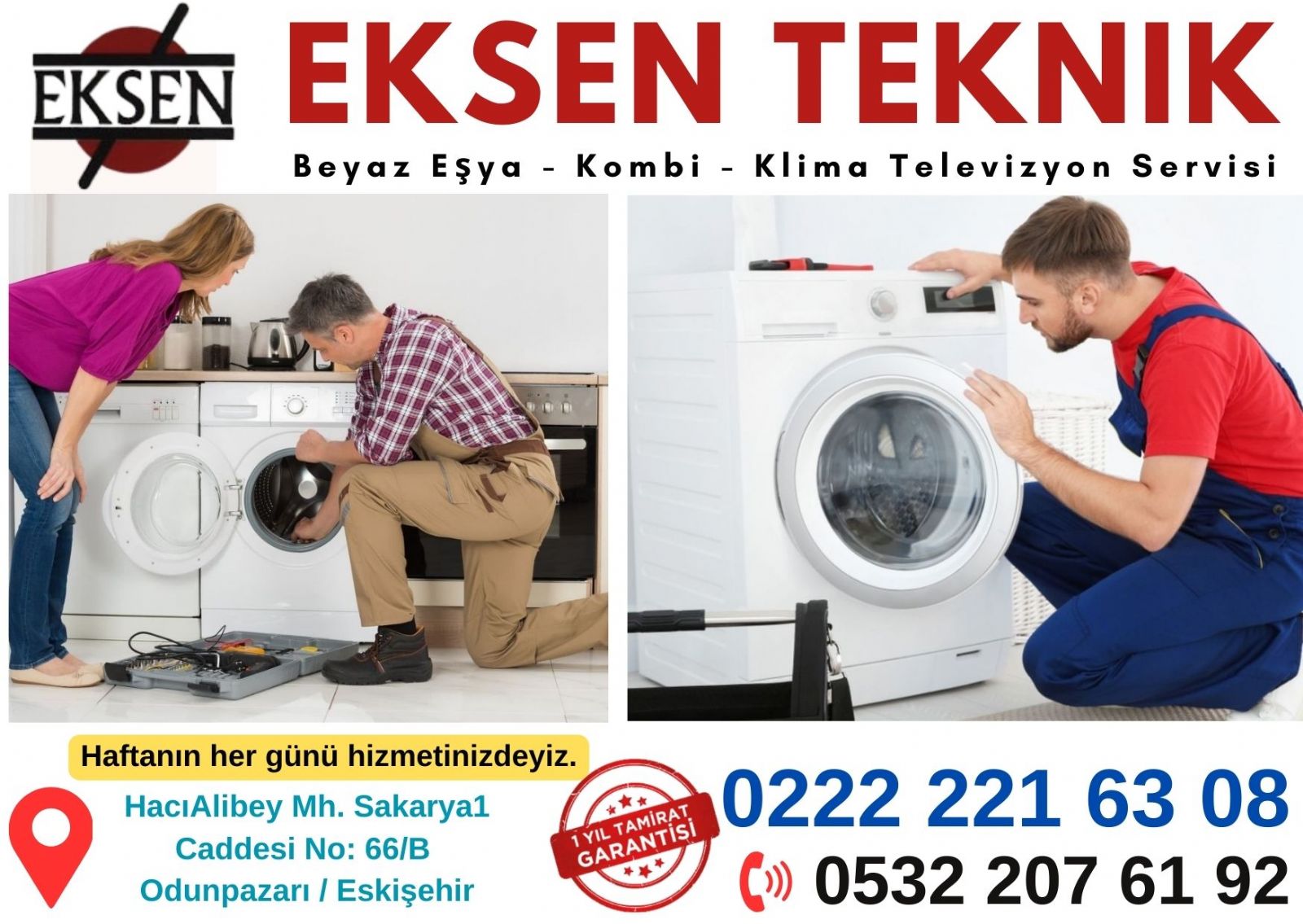 Odunpazarı Çamaşır Makinesi Tamircisi